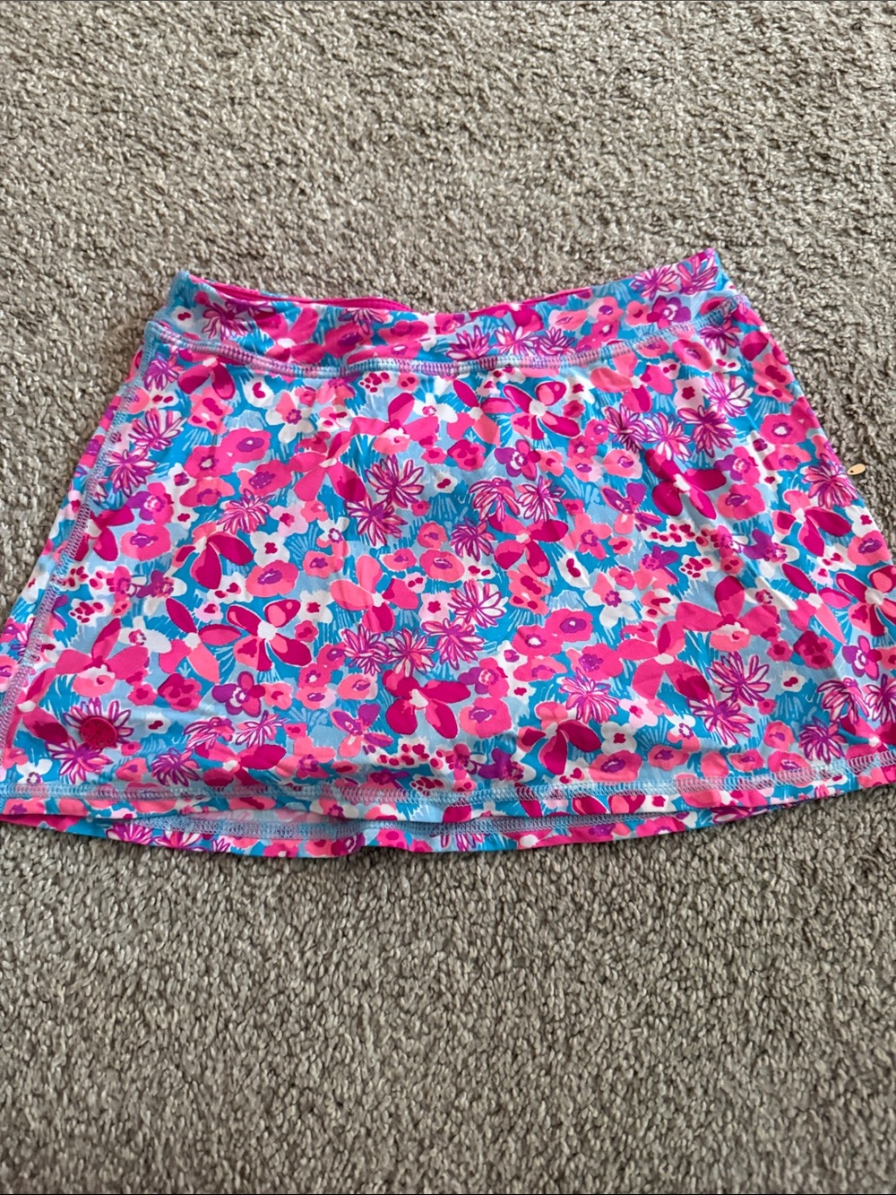 Lilly Pulitzer Pink & Blue Floral Skort